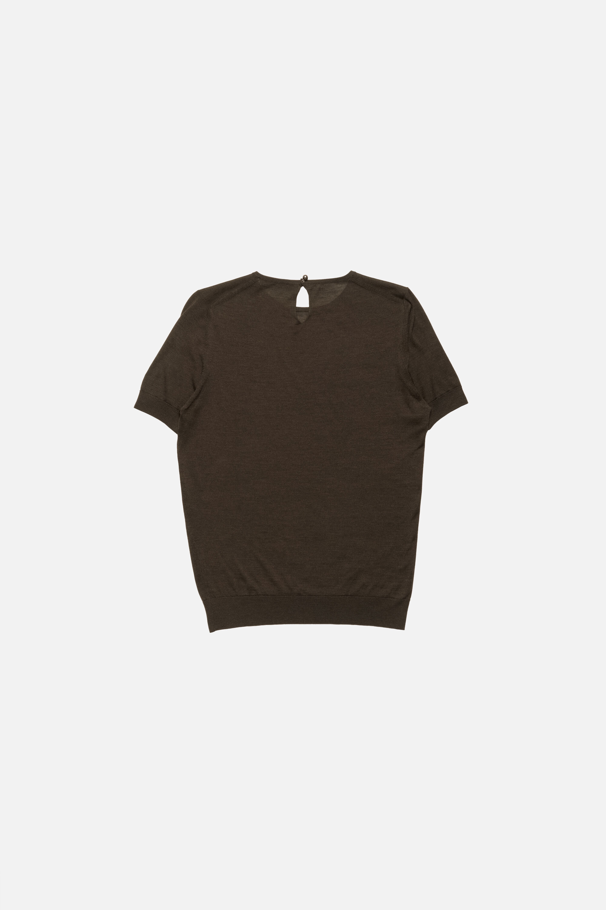 Acne Studios - Silk knit top - Dark brown