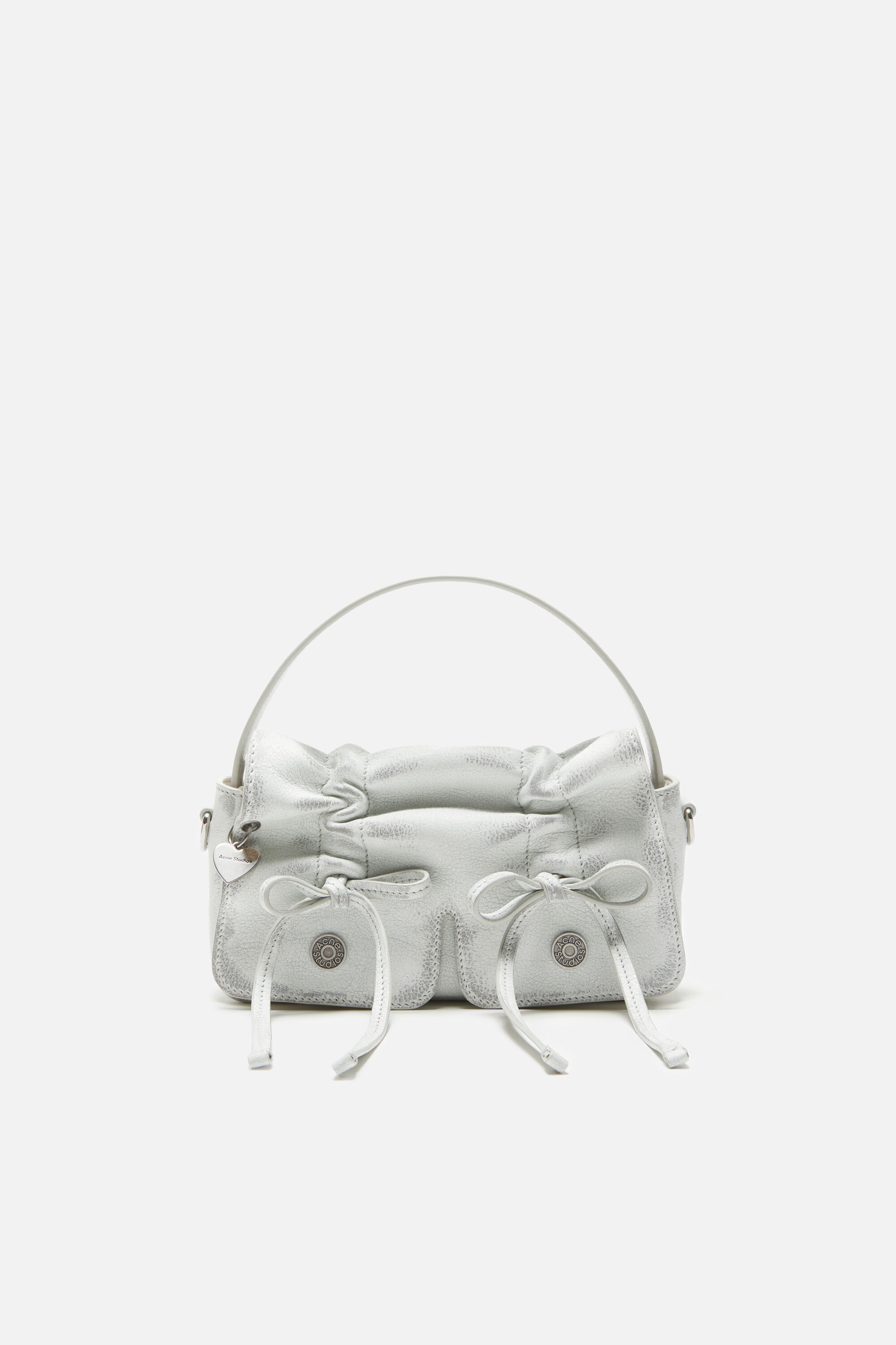 Acne Studios - Multipocket micro bag - White/grey