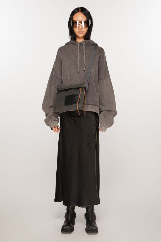 Acne Studios - Mini messenger bag - Grey/black