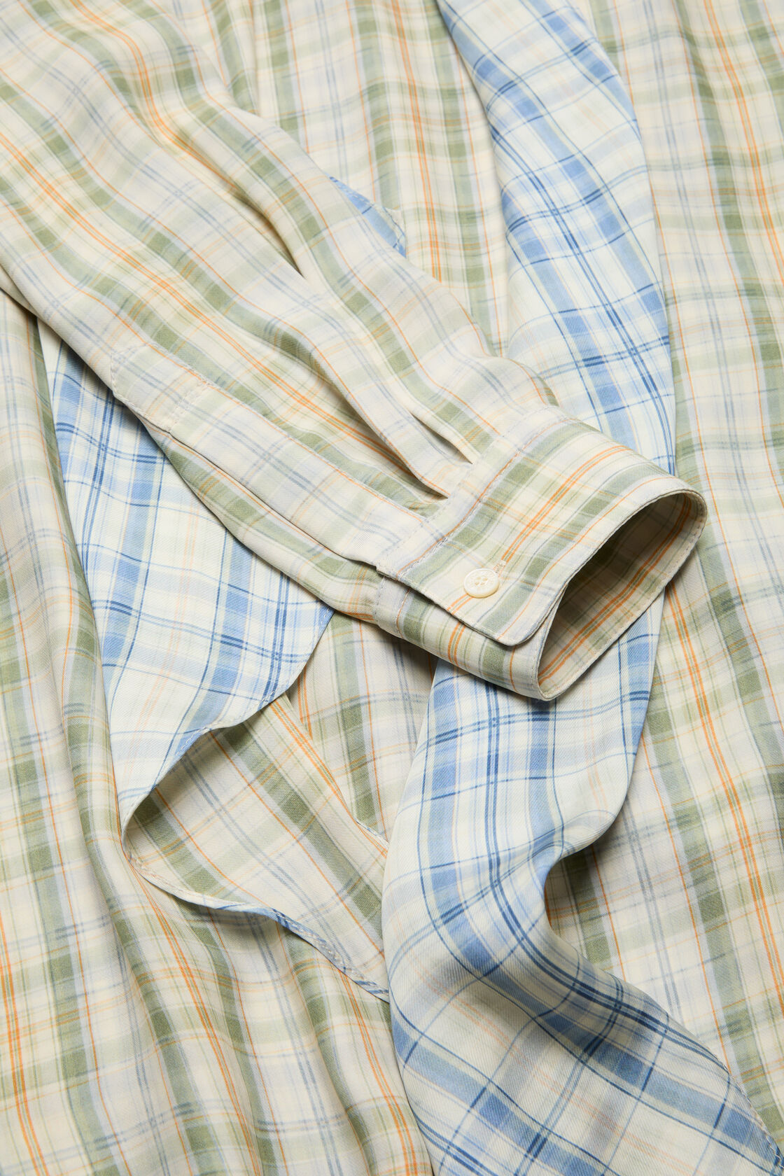 Check tunic dress, Green/blue, 2000x