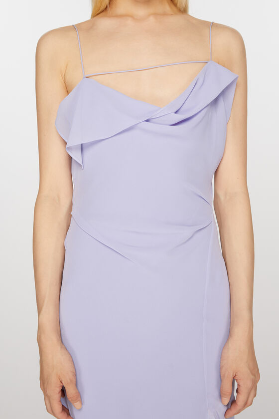 Acne Studios - Ruffle strap dress - Lilac purple