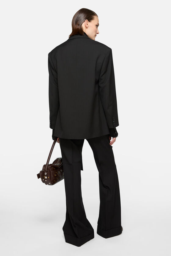 Acne Studios - テーラード フレアートラウザーズ - ブラック 