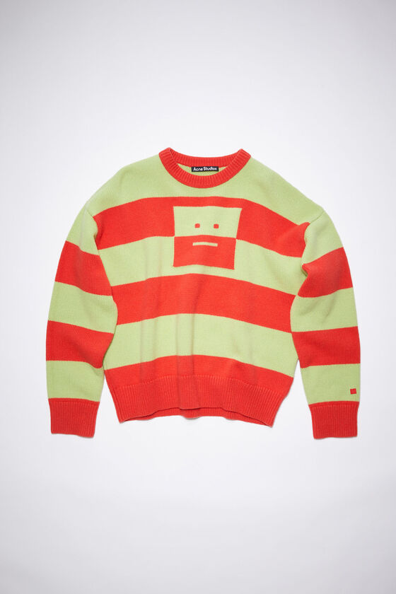 FA-UX-KNIT000062, Sharp red/pale green