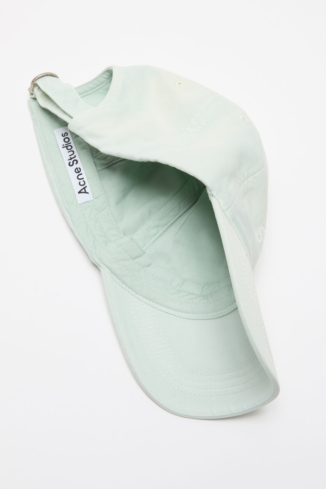 Washed logo baseball cap, Oyster grey, 2000x