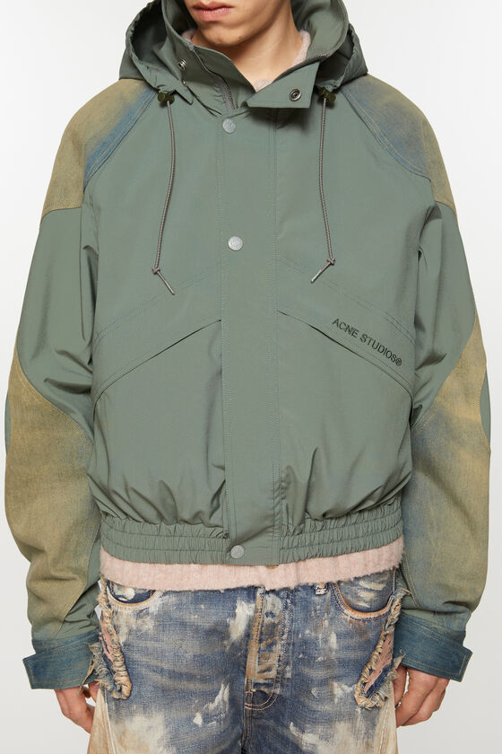 Acne Studios - ウインドブレーカージャケット - オリーブグリーン