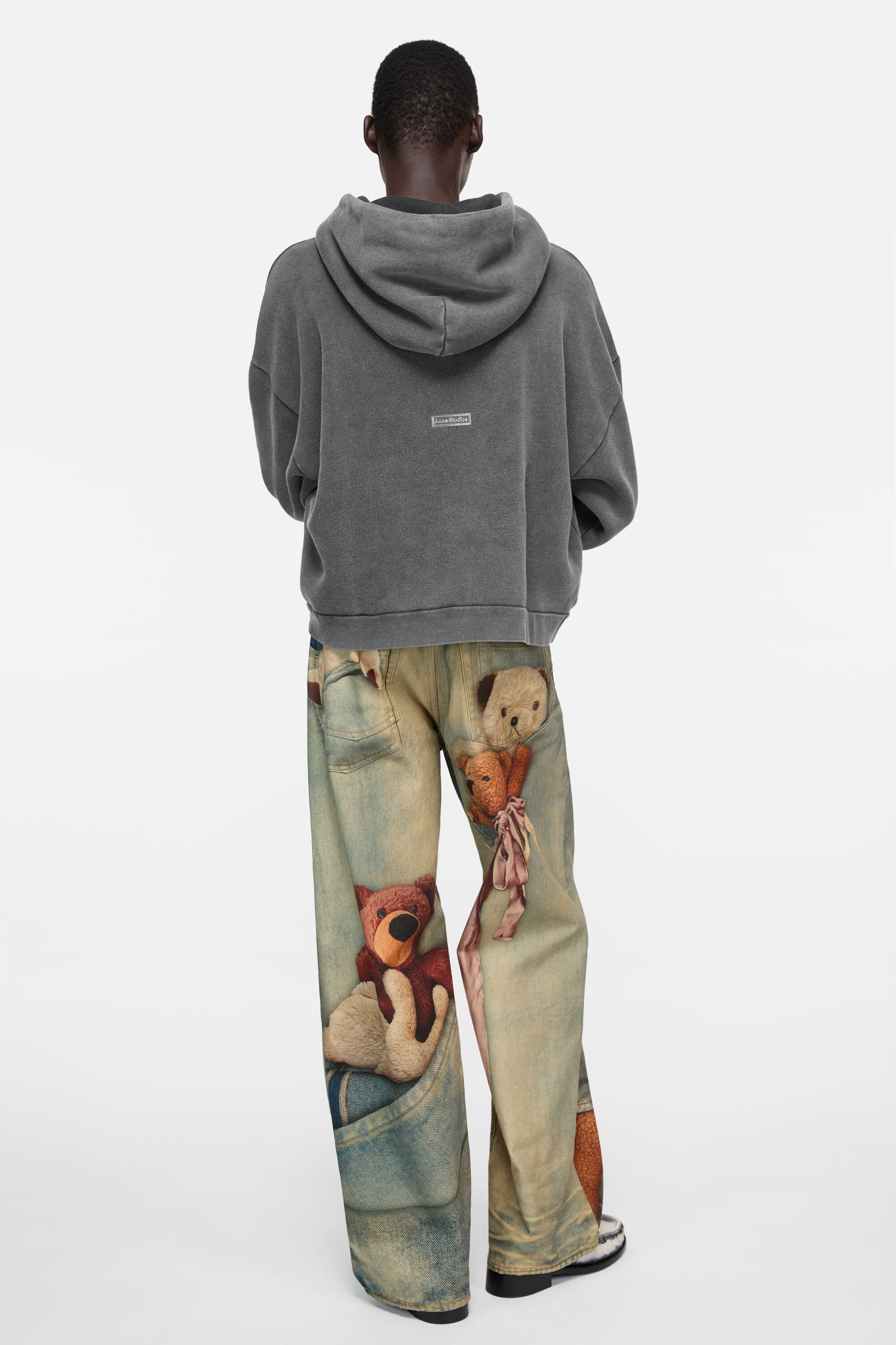 Acne Studios - フーデッドセーター - フェイデッドブラック