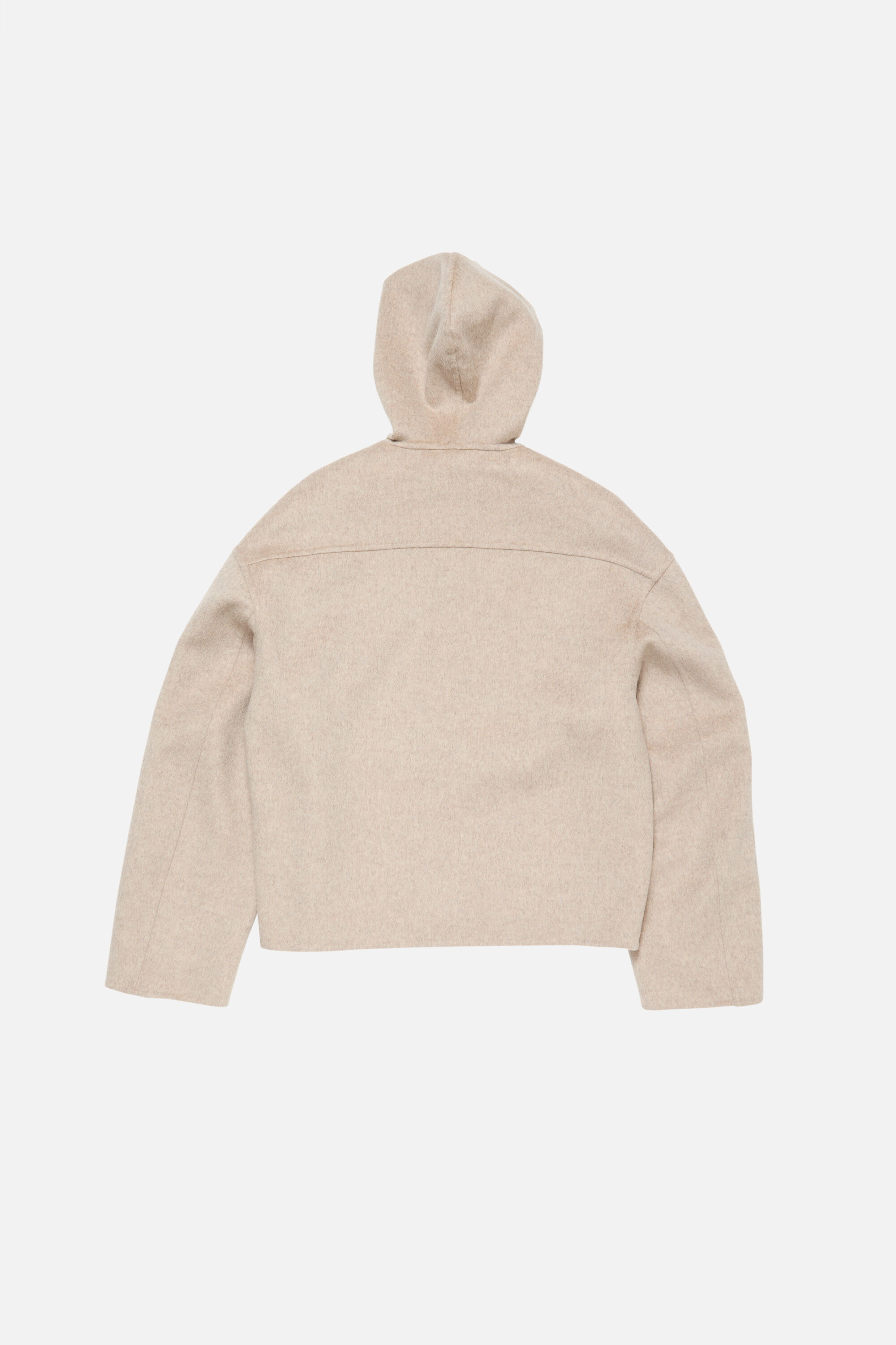 Acne Studios - フード付きカシミヤジャケット - オートミールメランジ