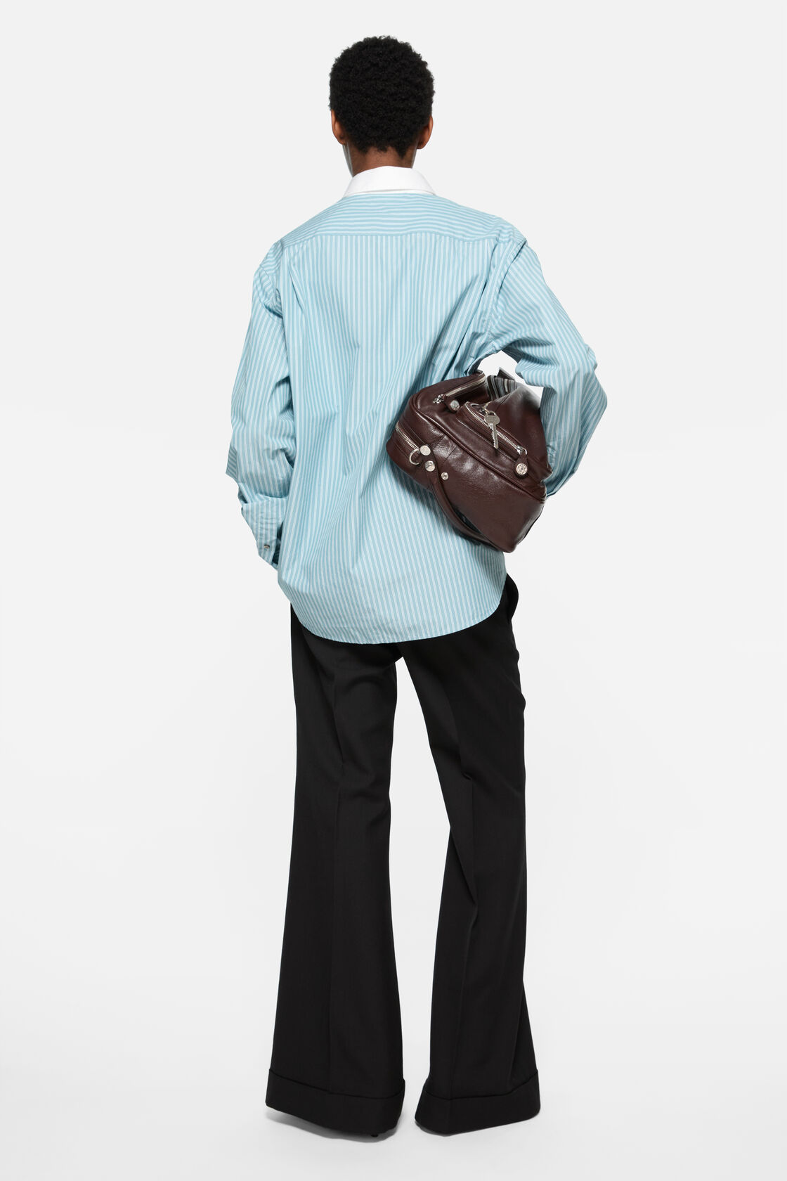 버튼업 셔츠, 터쿼즈 블루, 2000x