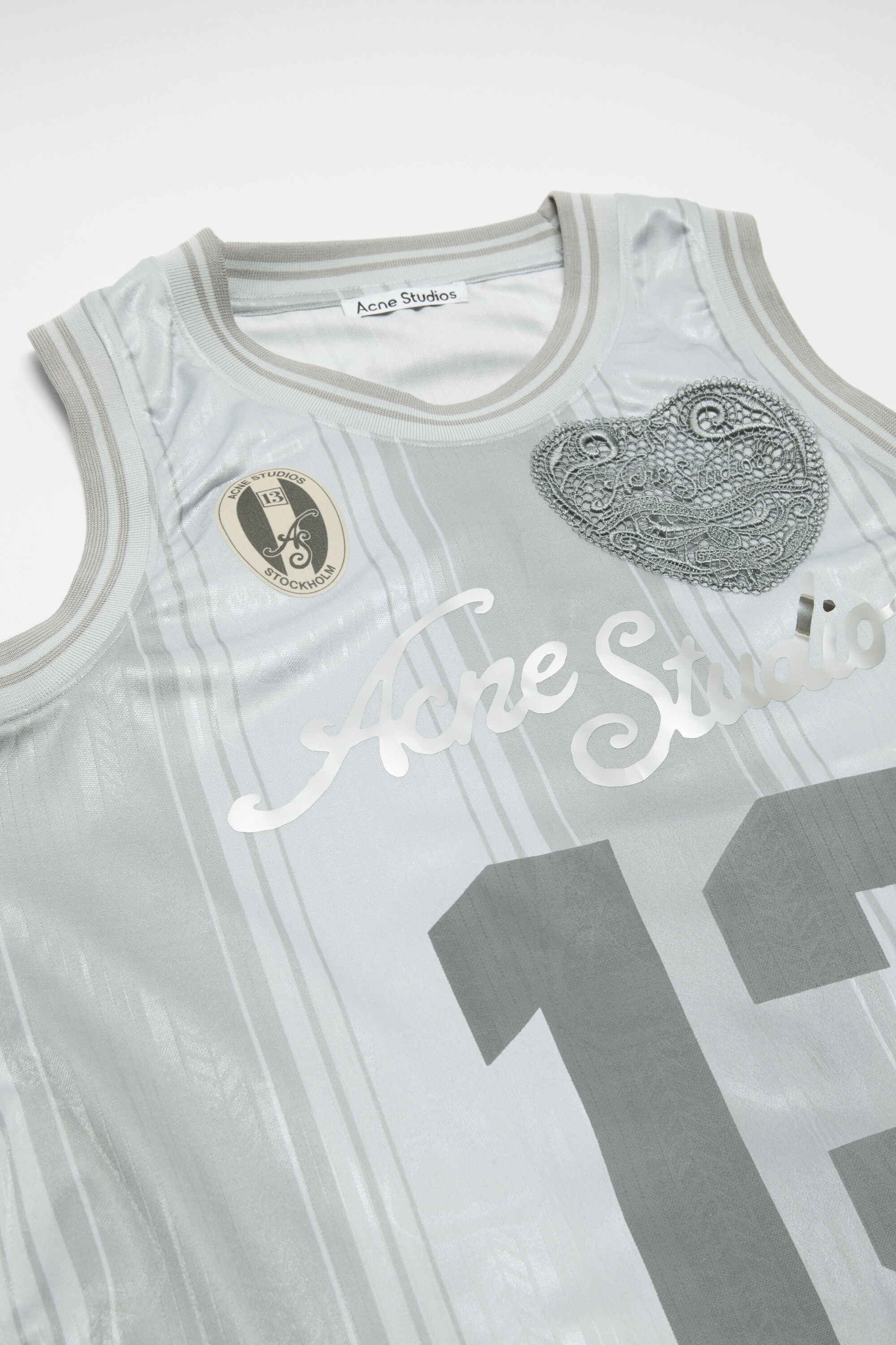 Acne Studios - Sports jersey tank top - Grey