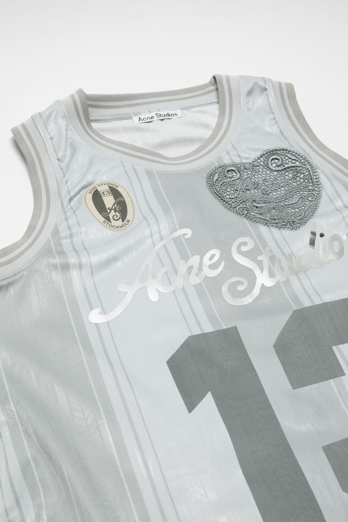 Sports jersey tank top, Grey, 2000x