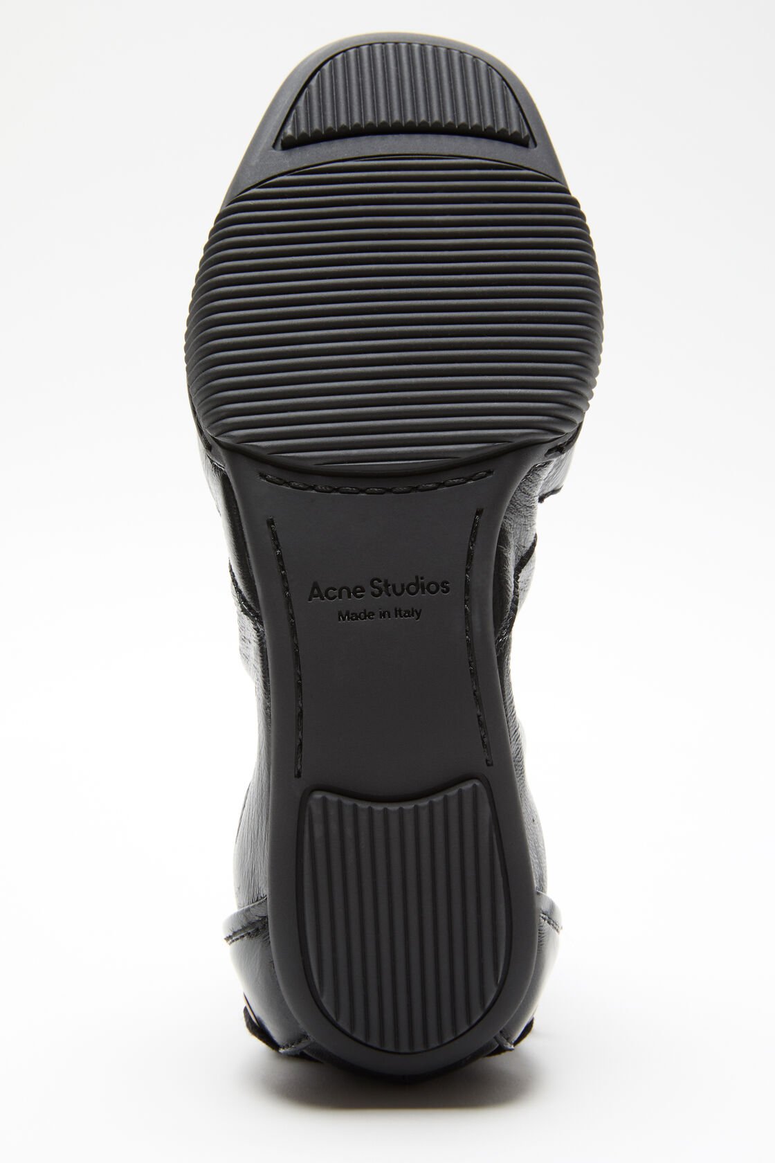 Lace-up leather shoes, Black, 2000x