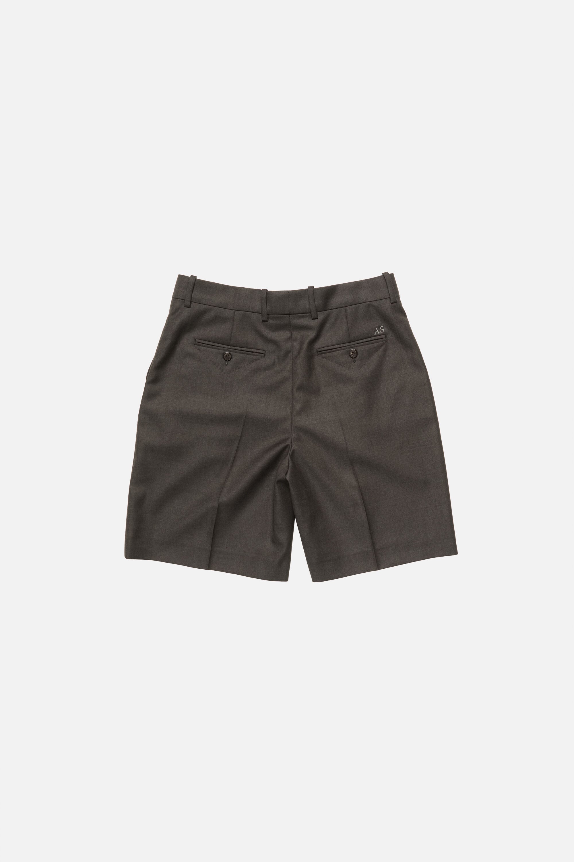 【ACNE STUDIOS】WOOL TAILORED SHORTS 46 Acne Studios - Tailored wool shorts - Dark grey