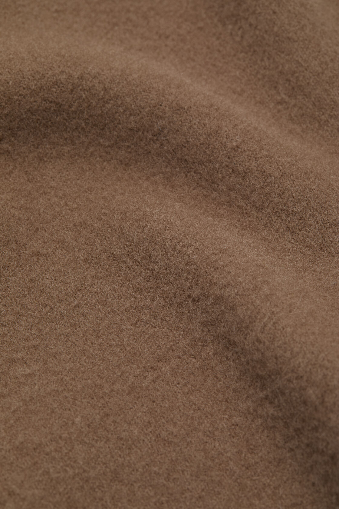 Fringe wool scarf - oversized, Caramel brown, 2000x