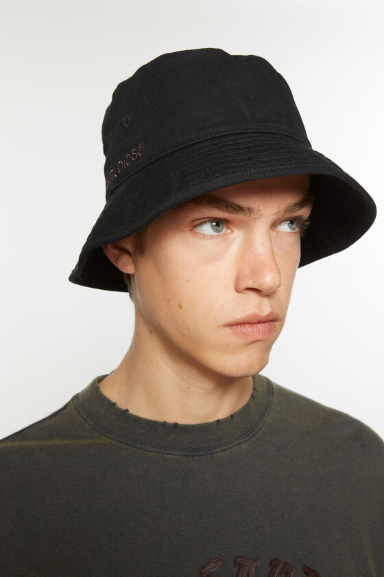 Acne Studios - ツイルバケットハット - ブラック