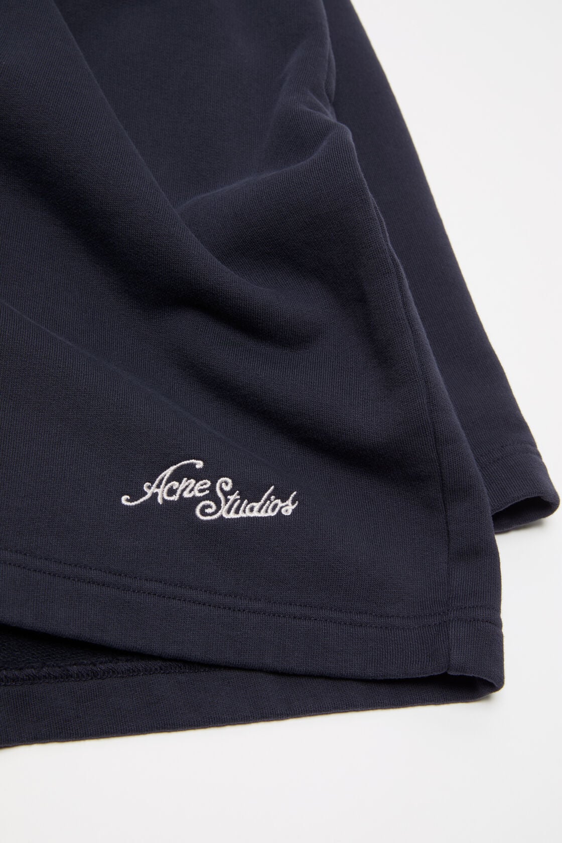 Casual fleece shorts, Dark navy, 2000x