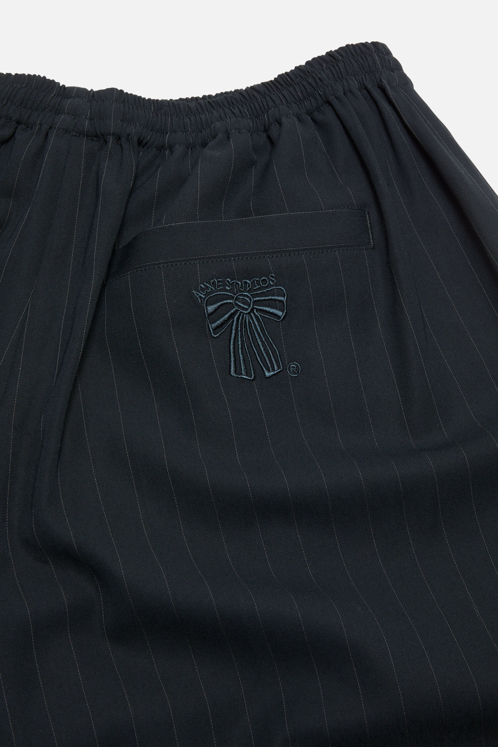 Acne Studios - ストライプショーツ - ネイビー