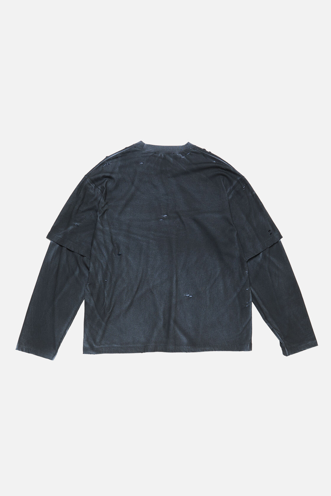 Layered logo t-shirt, Black, 2000x