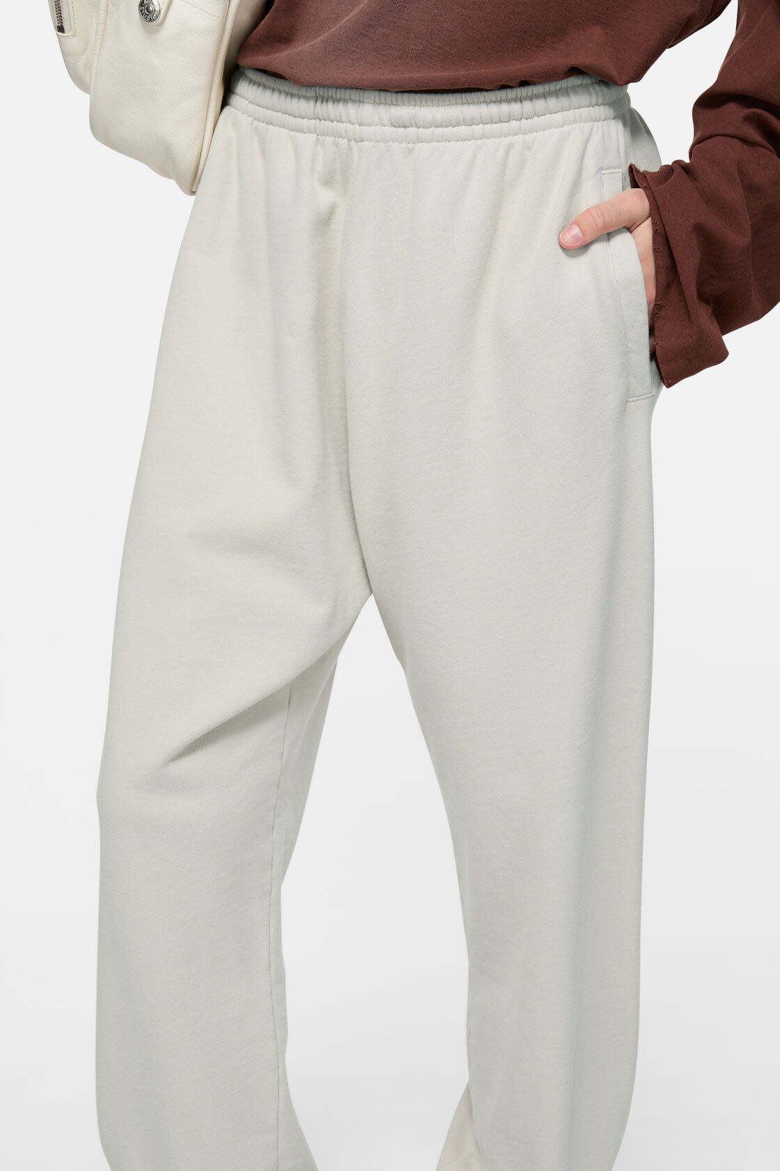 Cotton sweatpants, Light taupe, 2000x