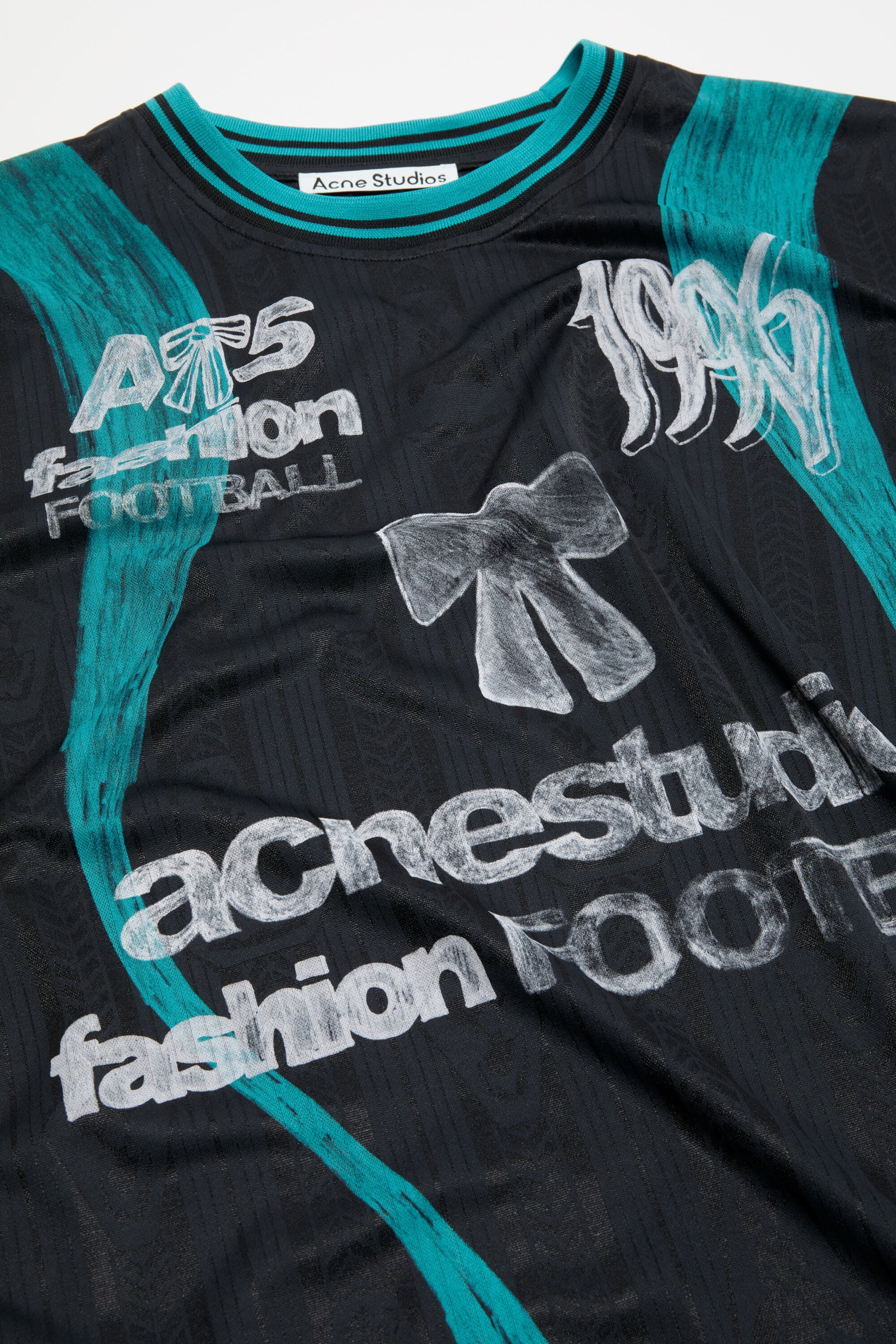 Acne Studios - Sports jersey graphic t-shirt - Black