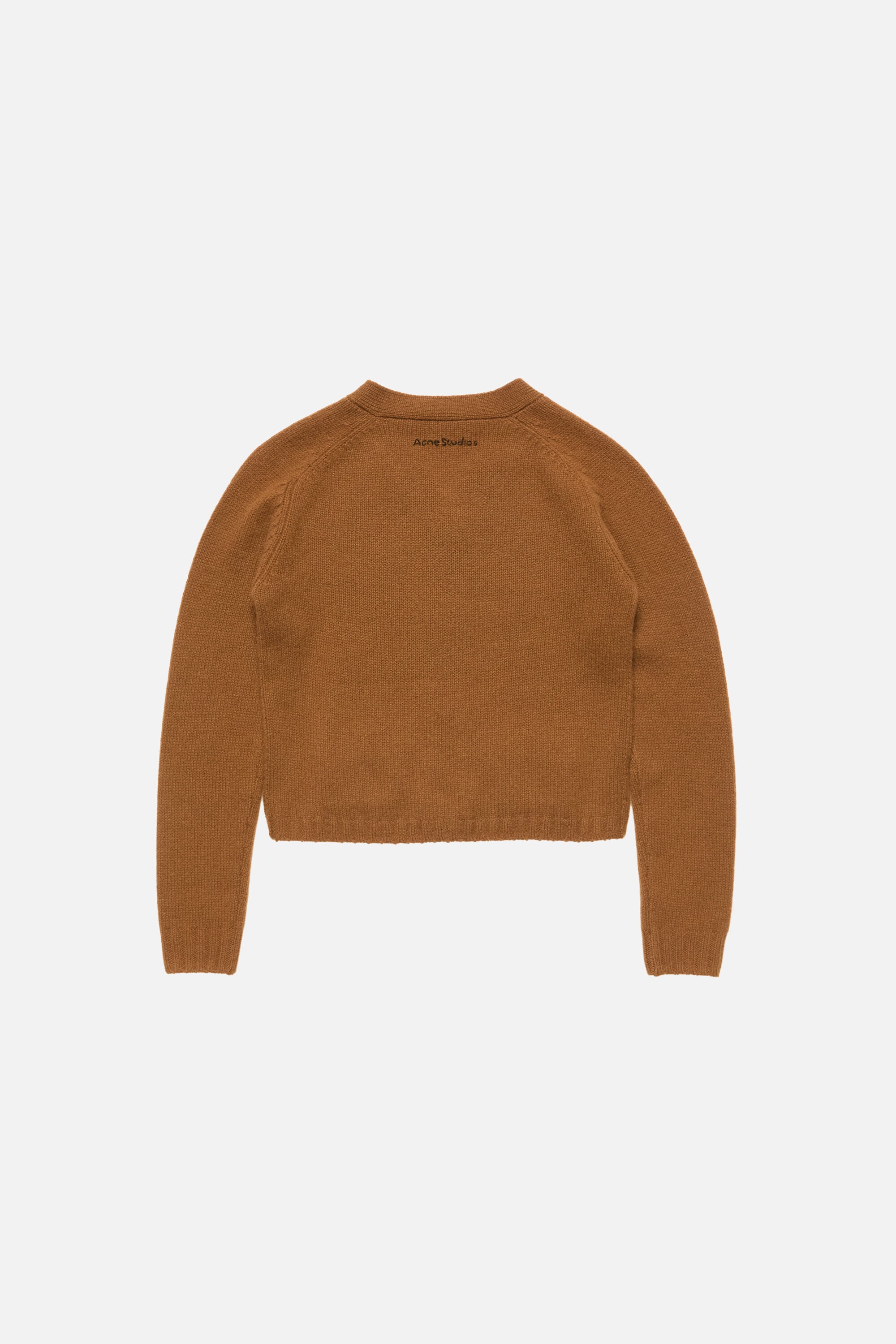 Acne Studios - カシミヤVネックカーディガン - ミッドブラウン
