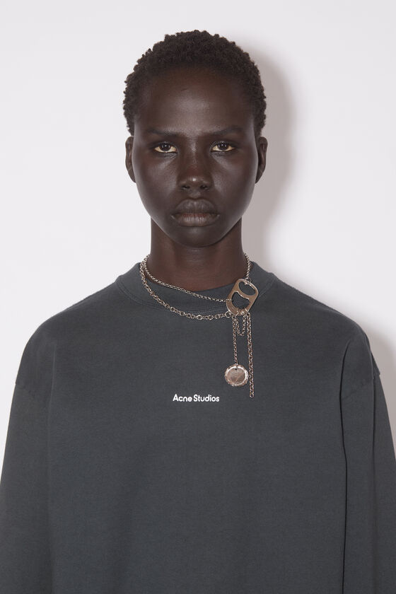 Acne Studios - Logo long sleeve t-shirt - Black