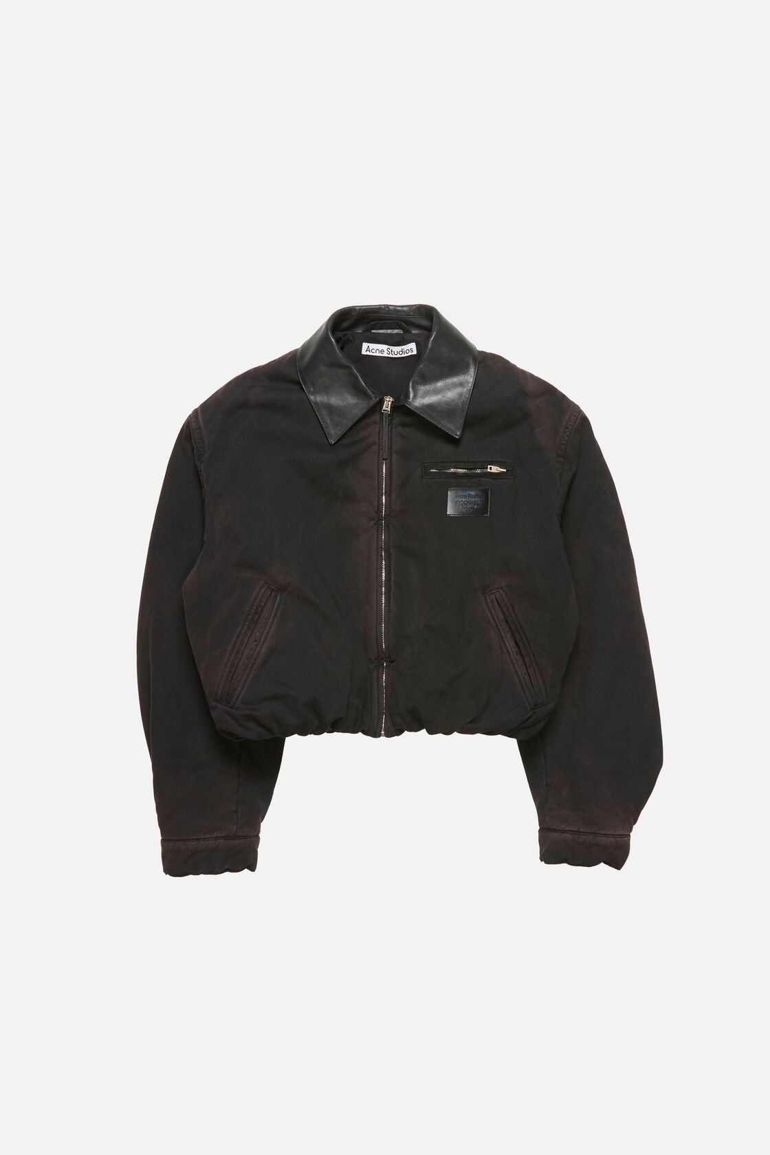 Bomber blouson jacket, Dark brown, 2000x
