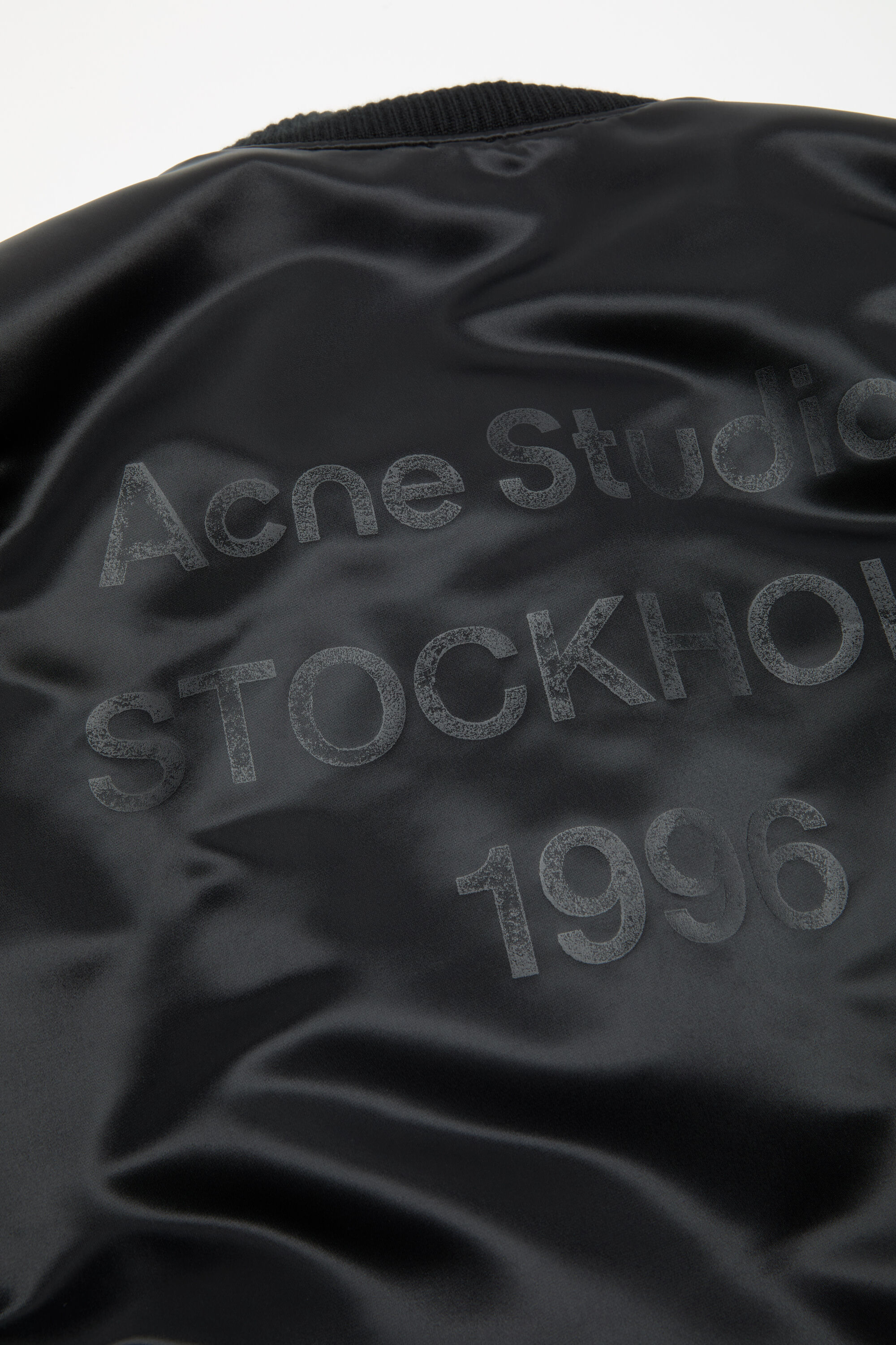 Acne Studios - Logo bomber jacket - Black