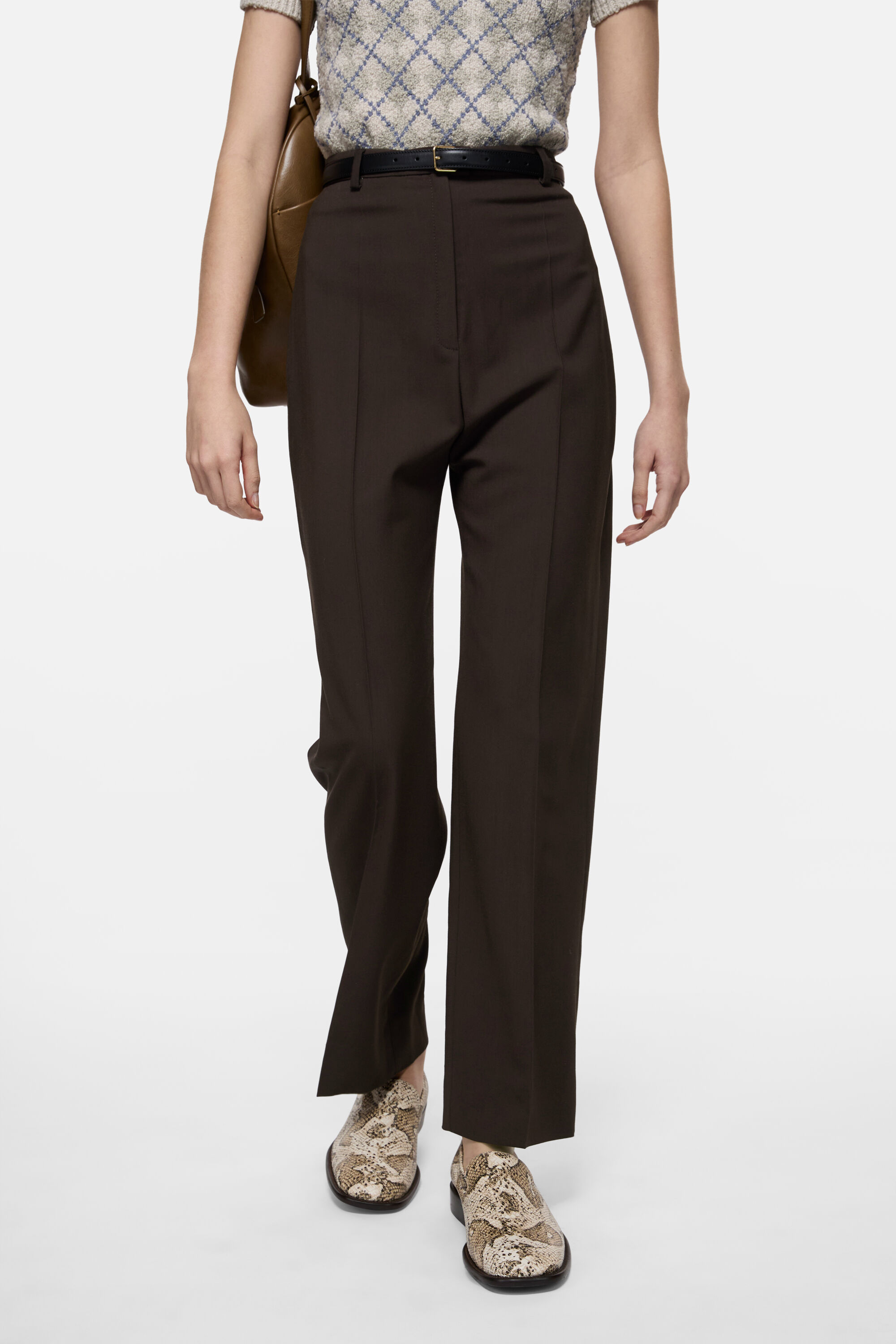 Acne Studios - テーラードストレッチツイルトラウザーズ - ダークブラウン