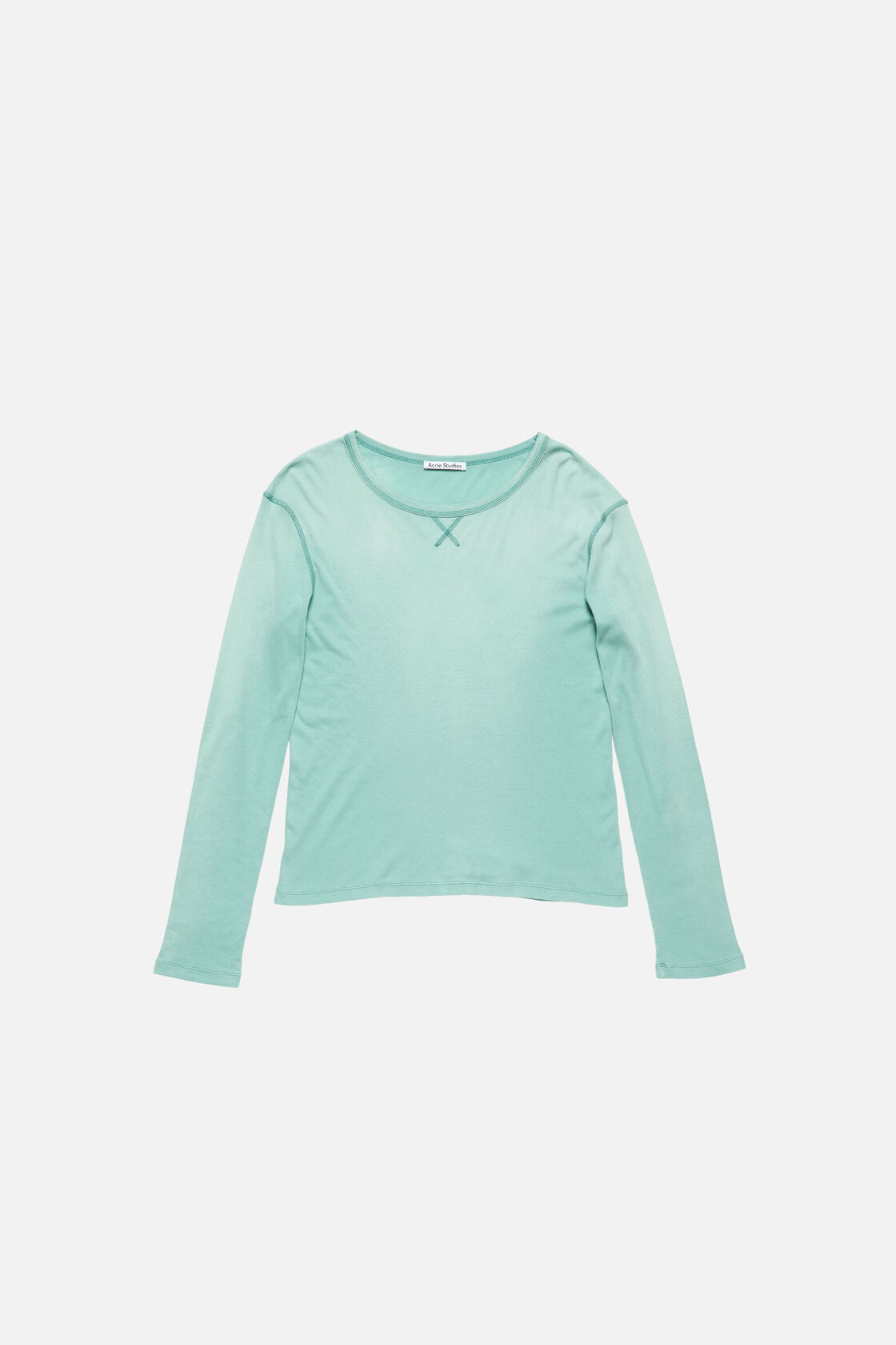 Sprayed logo t-shirt, Mint green, 2000x