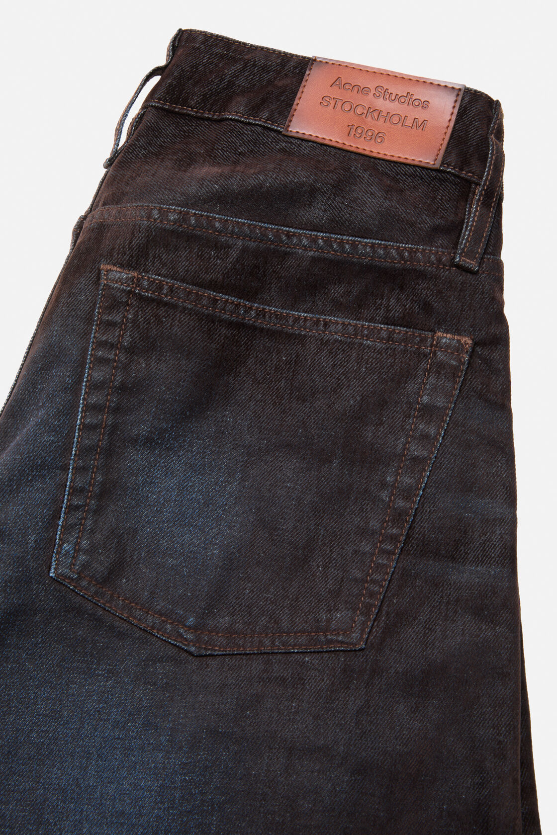 Belted jeans, Brown/blue, 2000x