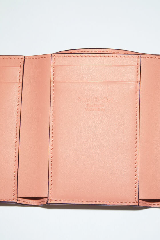 Acne Studios - Musubi folded wallet - Salmon pink