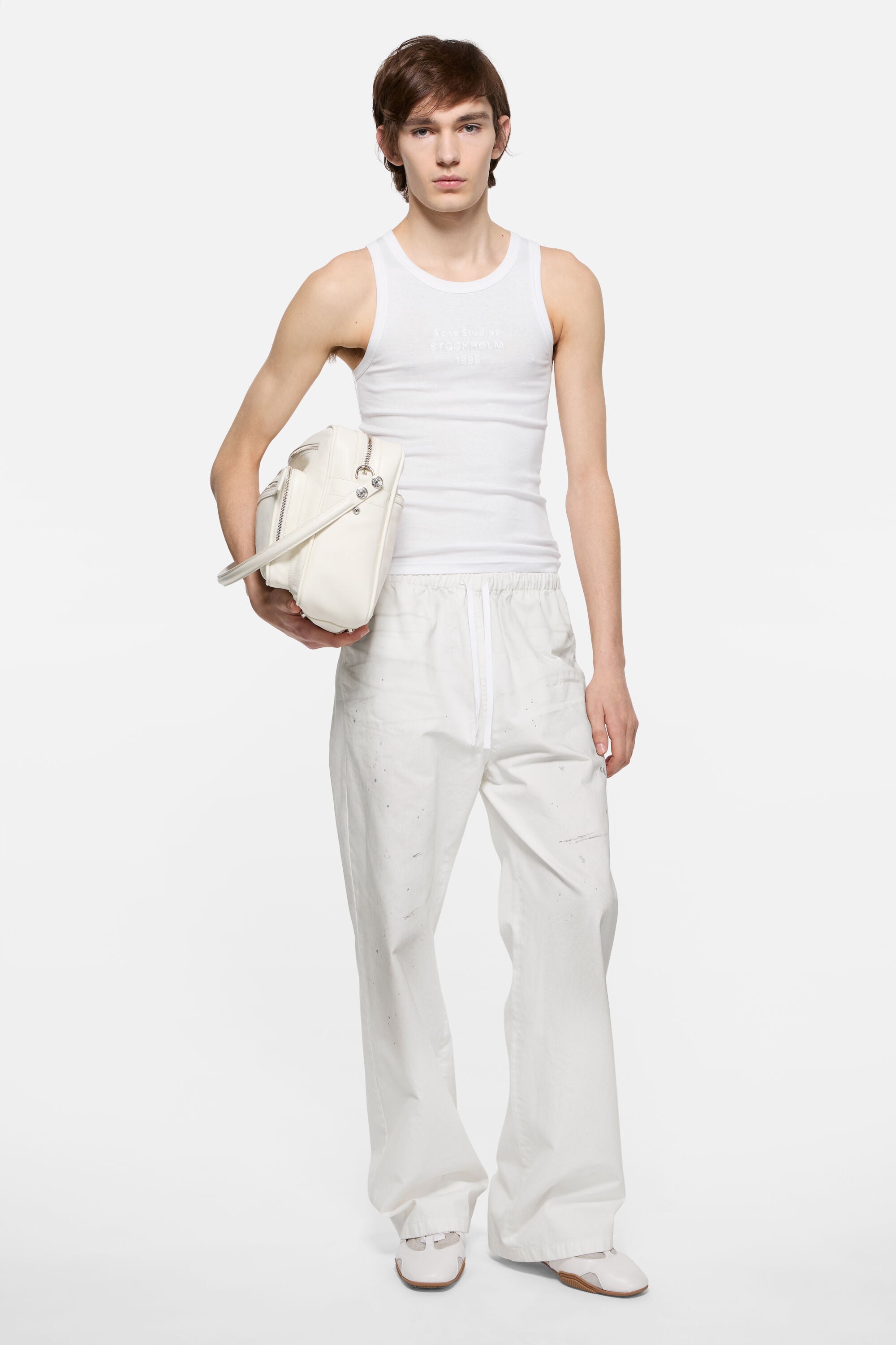 Acne Studios - ロゴ入りタンクトップ - ホワイト