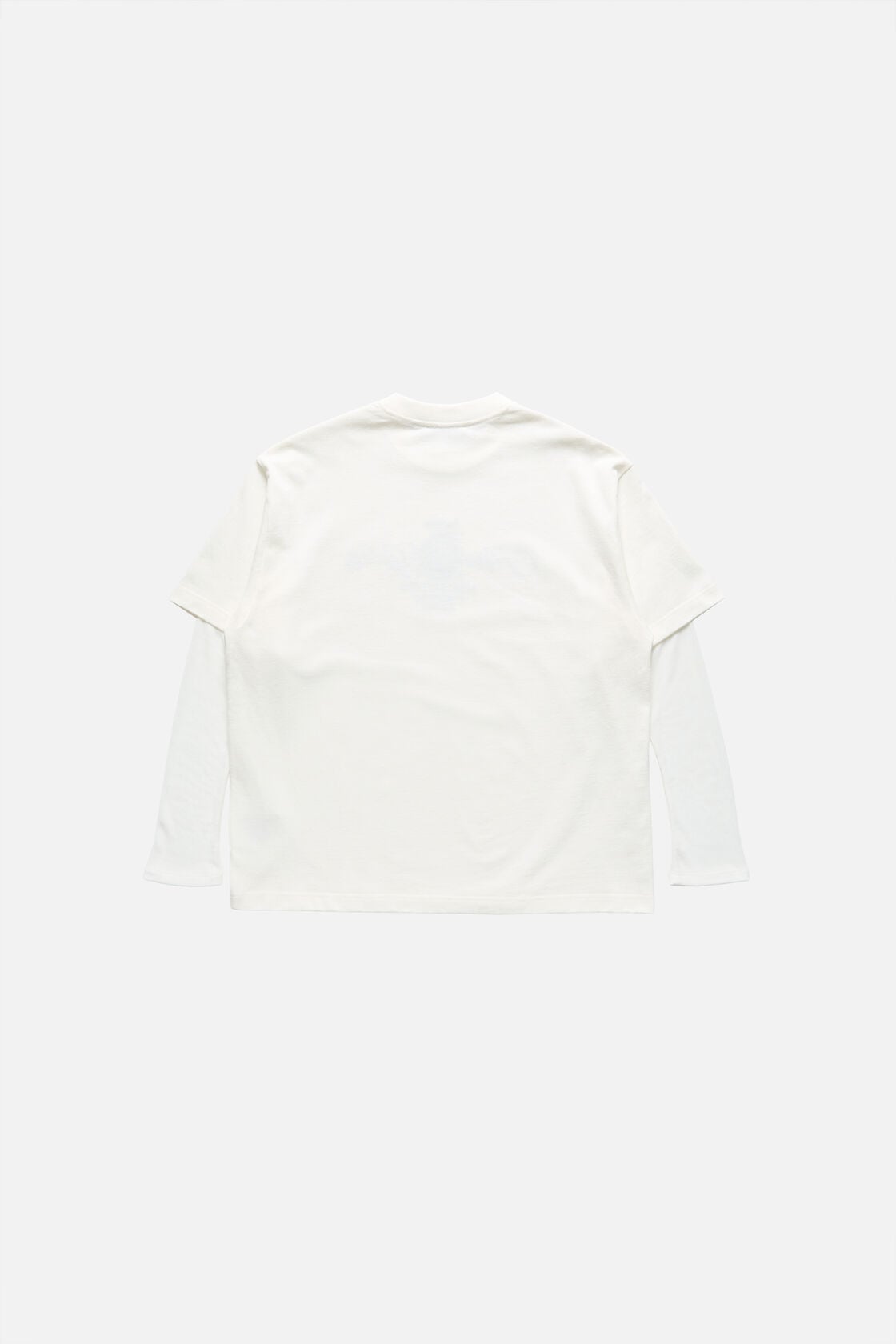 Embroidered t-shirt, Off white/ecru, 2000x