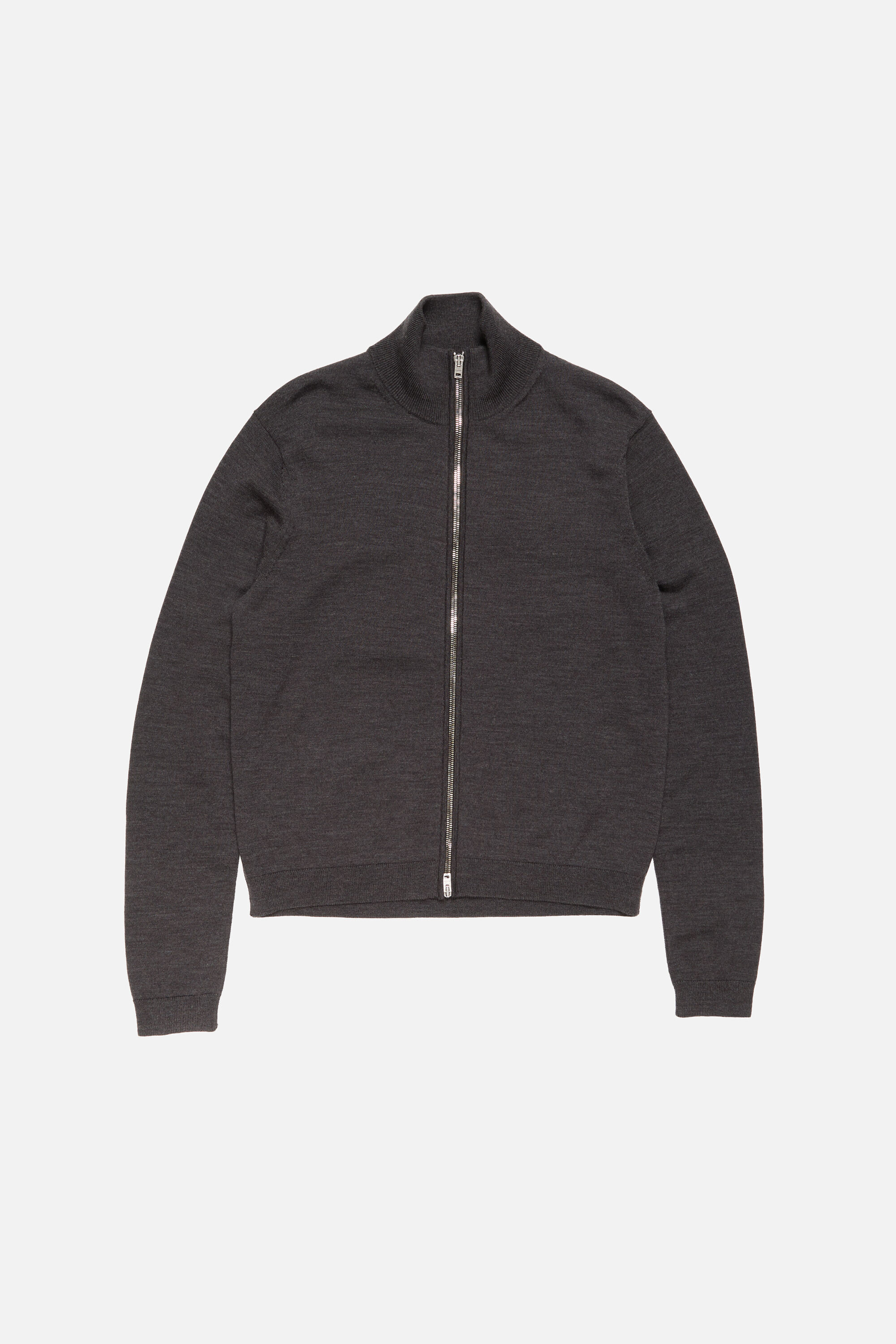 Acne Studios - Zip up cardigan - Anthracite grey