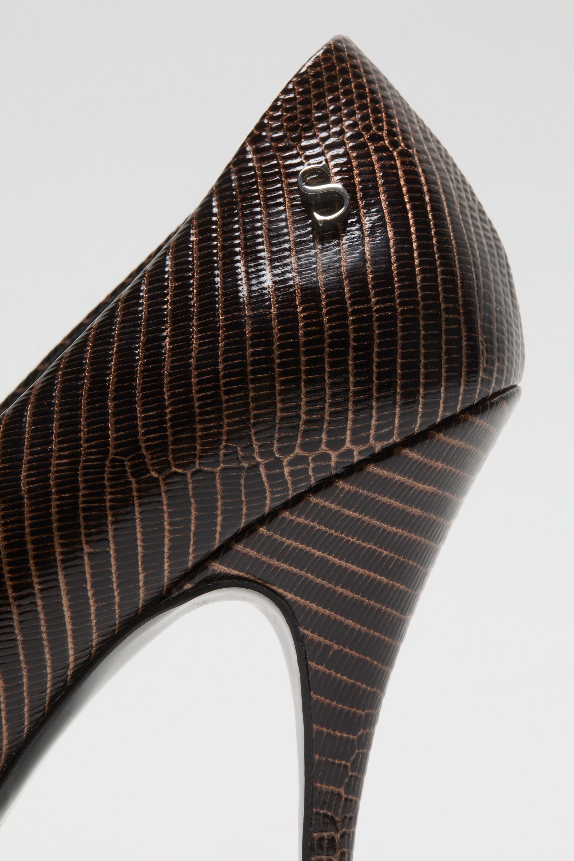 Acne Studios - Pointed-Toe Lizard-Print Pump - Brown