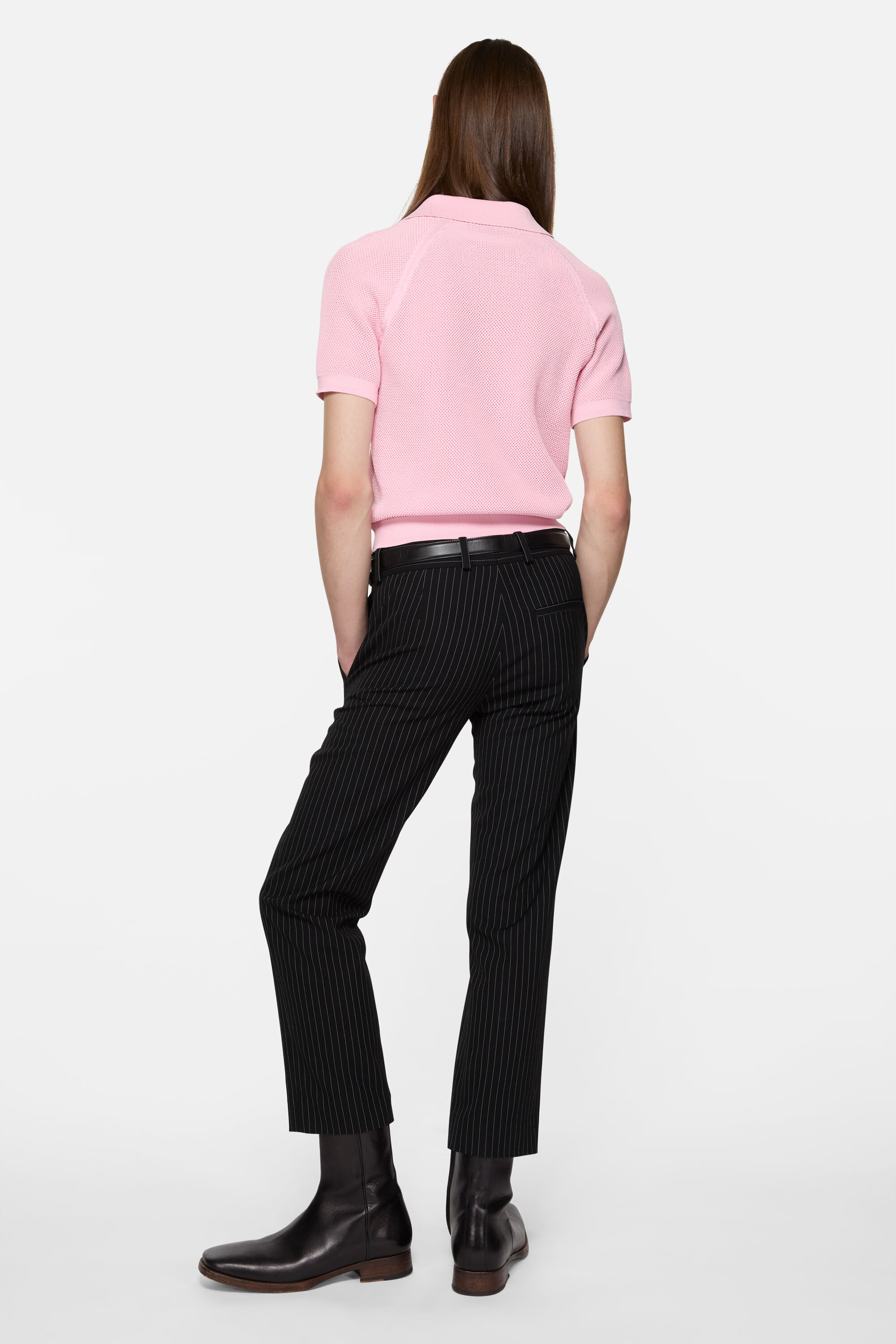 Acne Studios - Vネックニット - ピンク