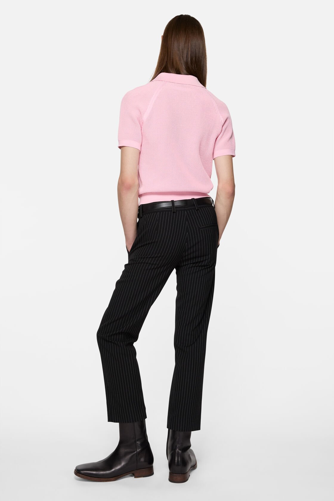 V 领针织装, 粉色, 2000x