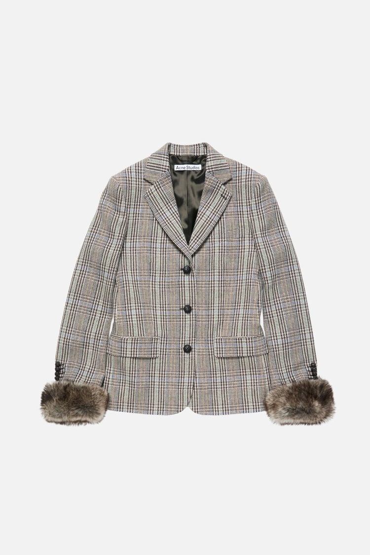 RW-WN-SUIT000064, Brown/blue