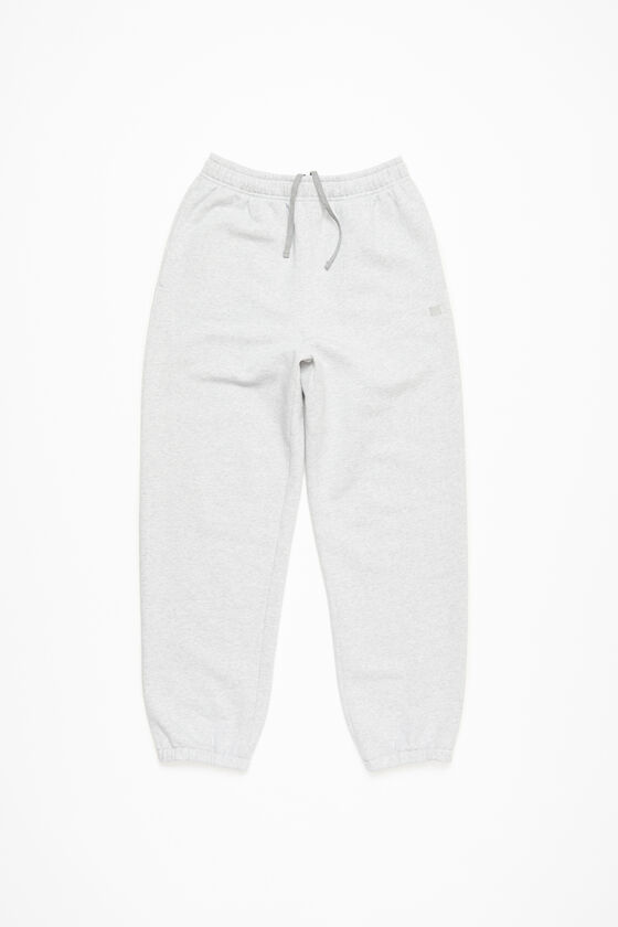 Acne Studios - コットンスウェットパンツ - ペールグレーメランジ