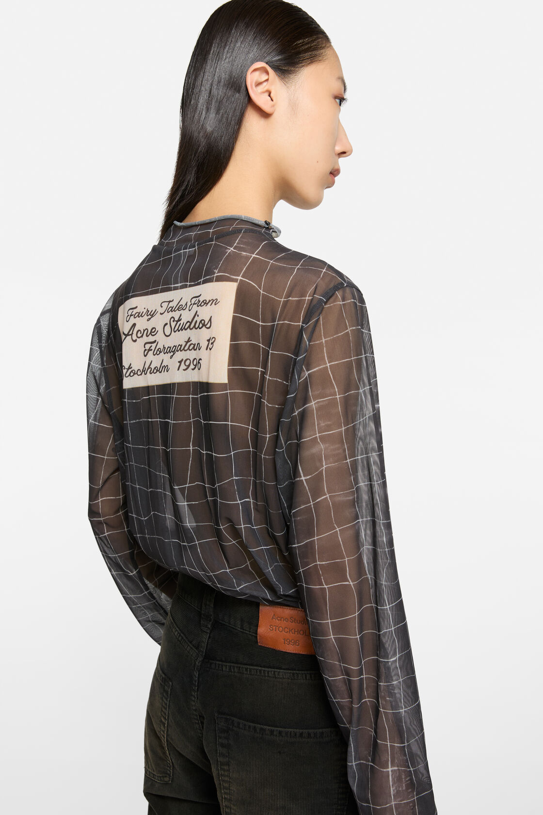 Mesh print t-shirt, Black Multicolor, 2000x