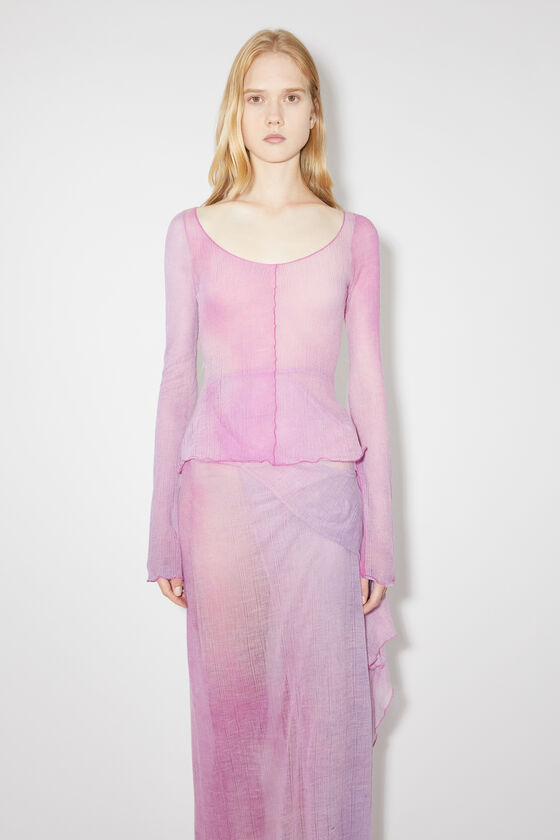 Acne Studios - Fine knit top - Orchid purple