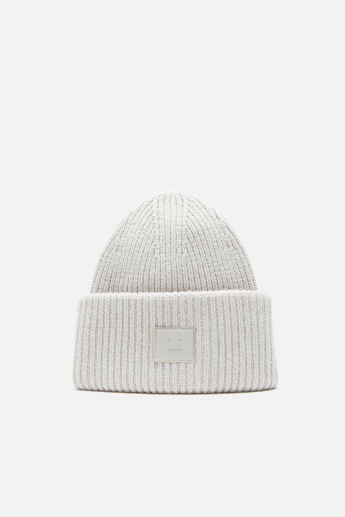 Large face logo beanie - Yak, Light grey, 2000x