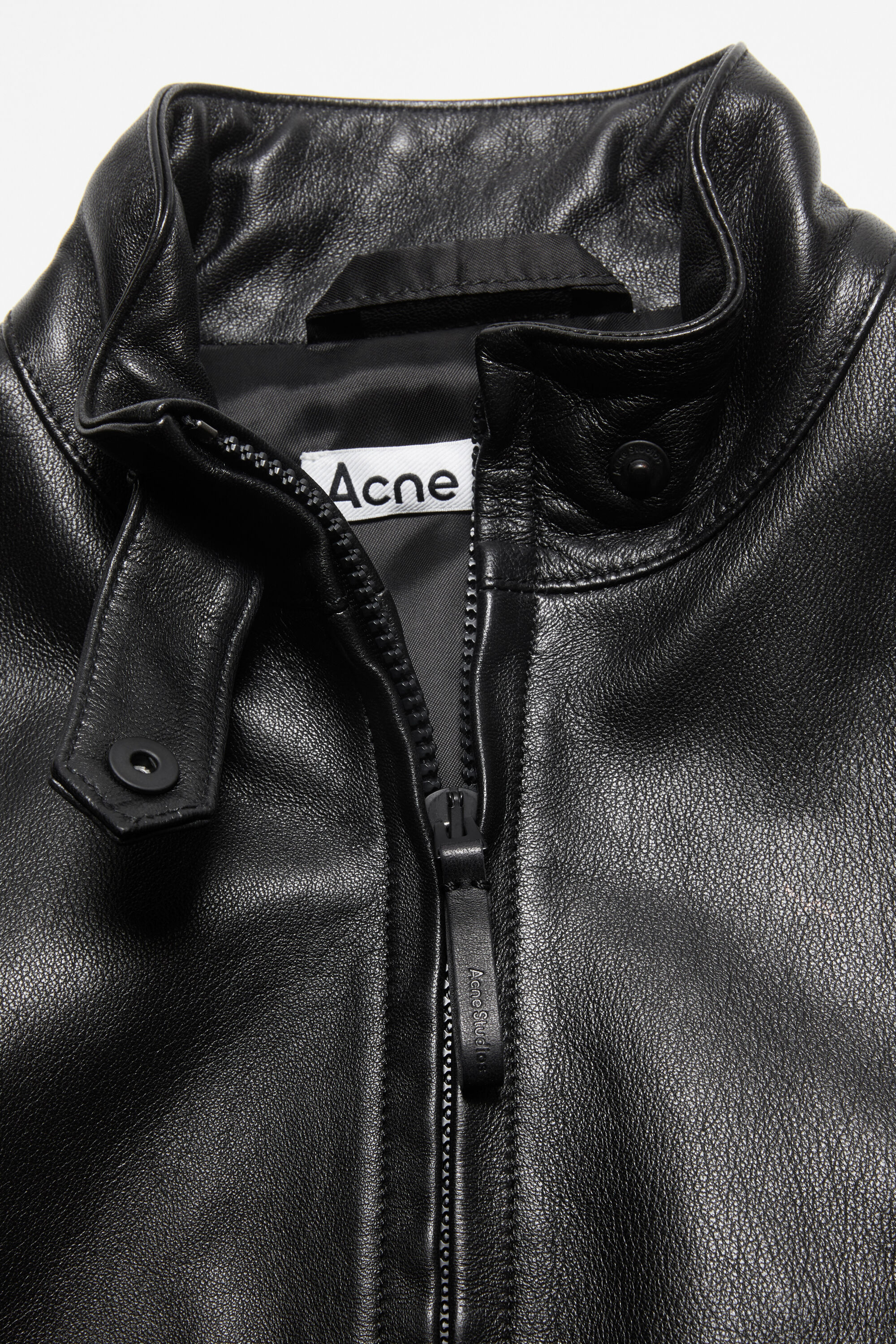 Acne Studios - レザージャケット - ブラック