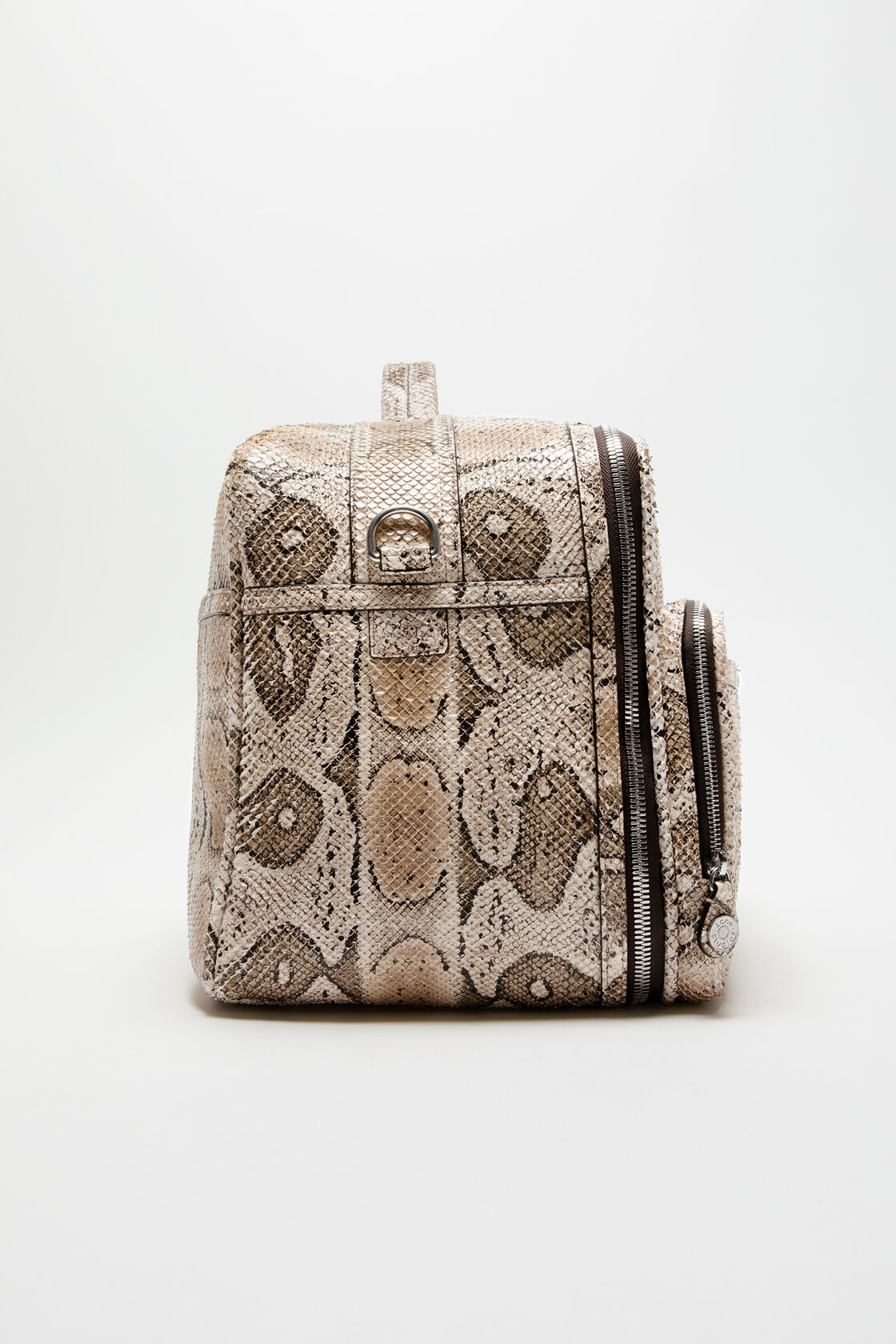 Camero snake print duffle bag, Beige Multi, 2000x