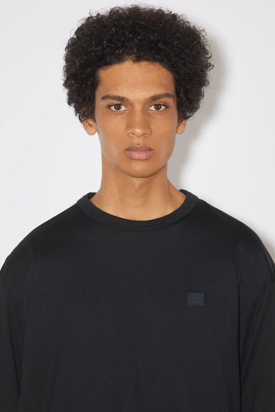 Acne Studios - Crew neck t-shirt- Relaxed fit - Black