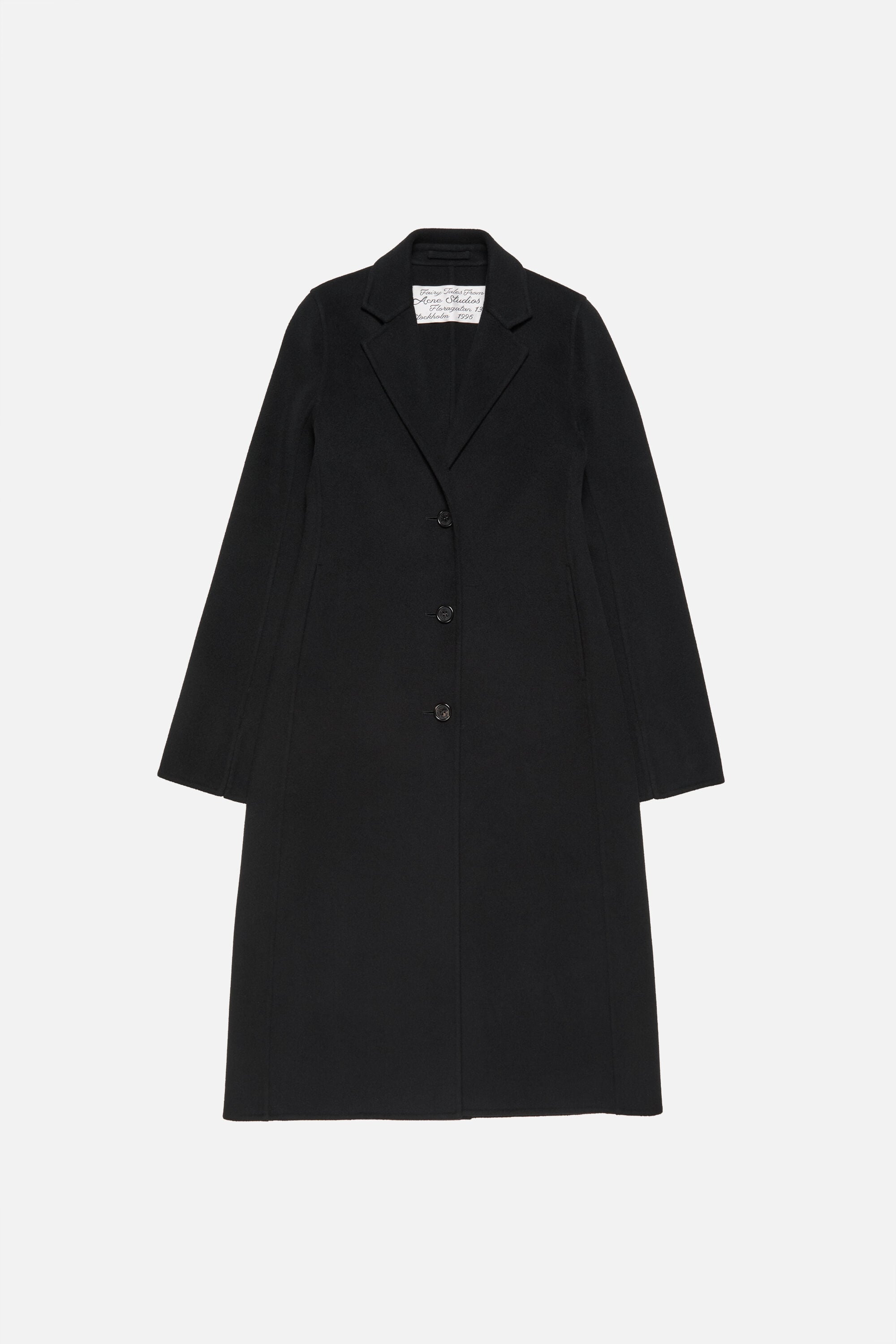 Acne Studios - Tailored wool coat - Black