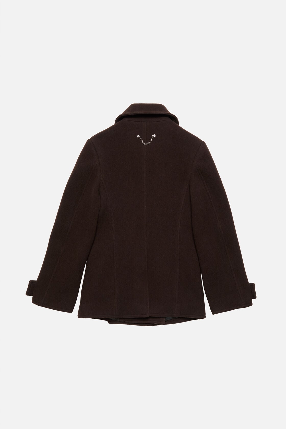 Wool duffle coat, Dark brown, 2000x