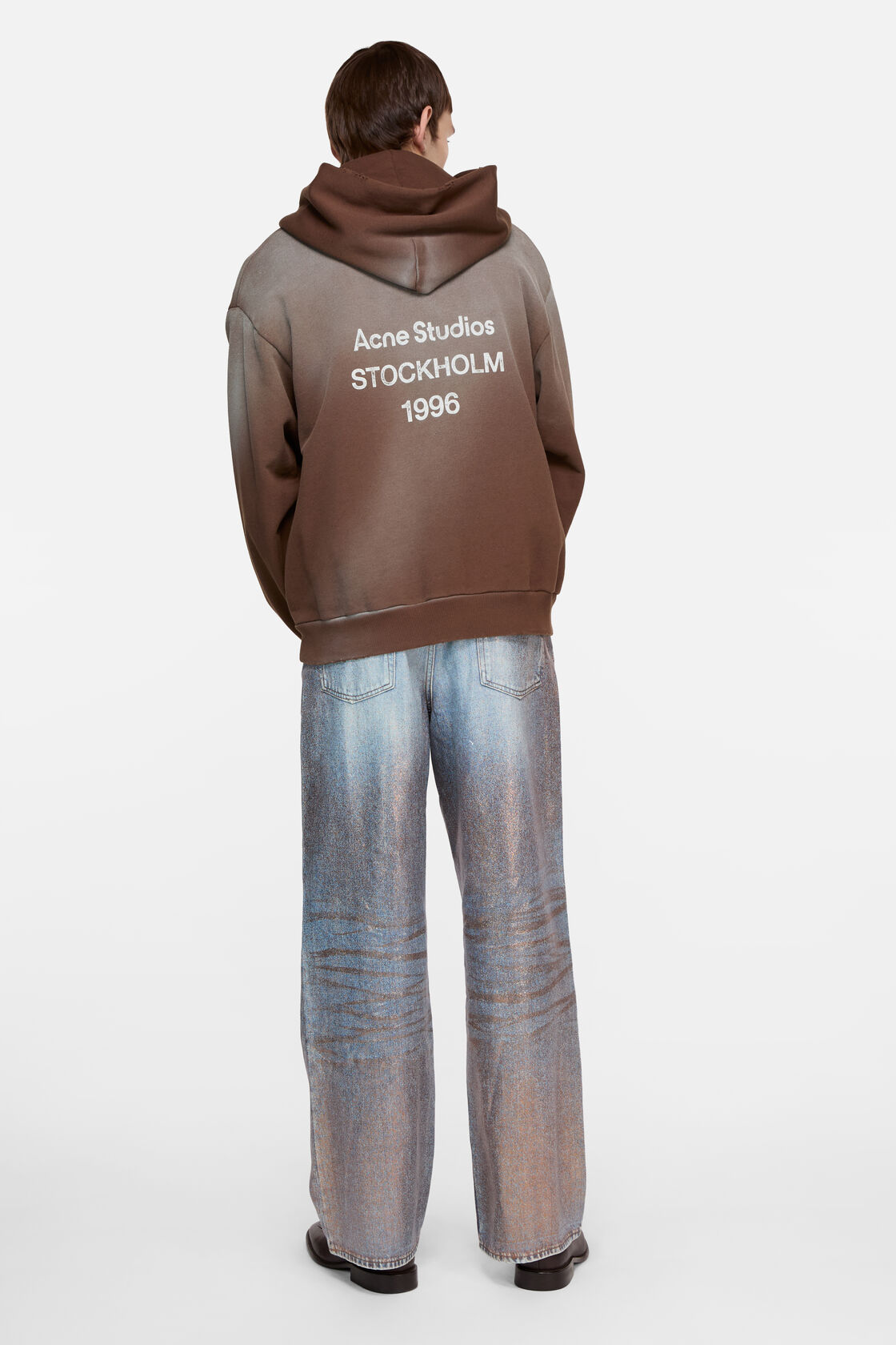 Logo hooded sweater, Chocolate brown, 2000x