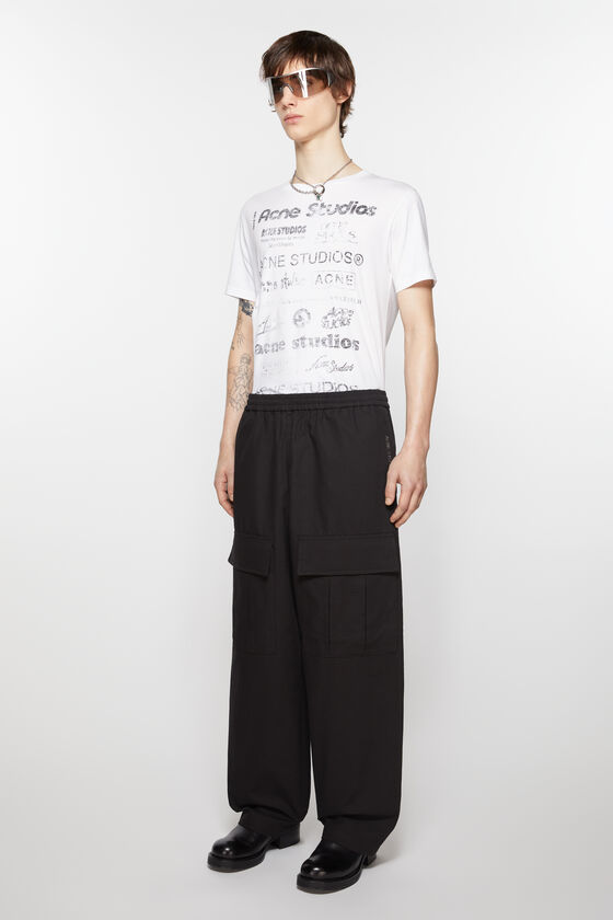 Acne Studios - Cargo trousers - Black / Black 