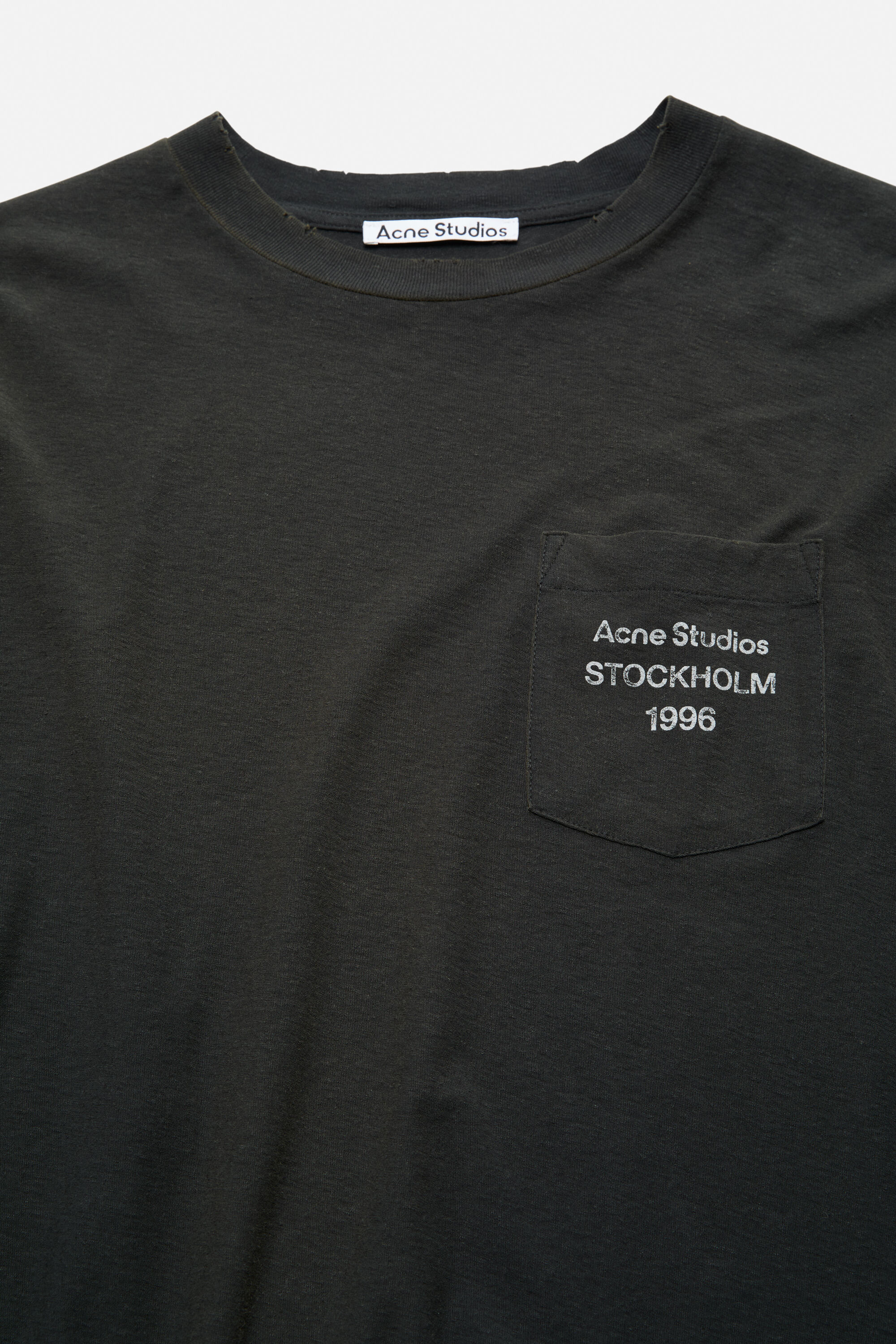 Acne Studios - Logo t-shirt - Faded black
